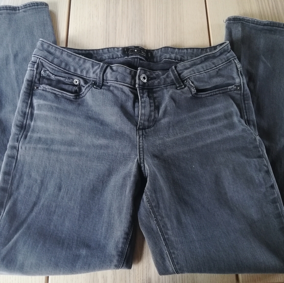 Lucky Brand Size 8 Lolita Skinny Gray Jeans - Picture 2 of 11
